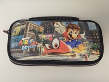 Nintendo Switch Super Mario Odyssey Black Hard Shell Padded Carrying Case