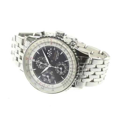 BREITLING NAVITIMER MONTBRILLANT A19030 41mm SS Black #C4316