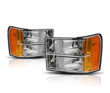 PMHL-GMCS-0713-CA Pair of Headlights For Specific GMC Sierra 1500/2500/3500