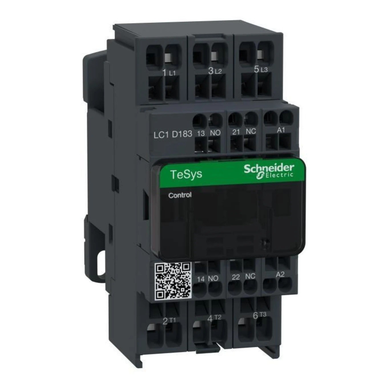 Power contactors I = 18A AC-3 auxiliary contacts TeSys LC1D183P7