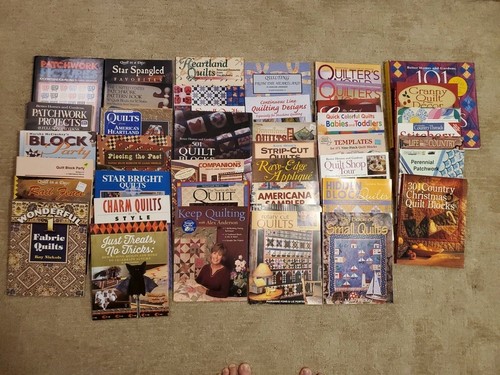 Large Quilting Book Magazine Lot 41 Total