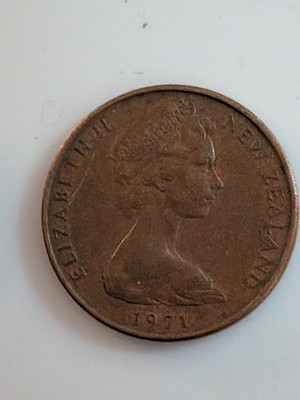ミーコクイーンズヘナ レッド2・ニューブラウン2 1971 New Zealand 2 Two Cents Bronze Queen Elizabeth II leaves | eBay