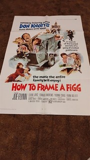 HOW TO FRAME A FIGG 1971 ORIG 27X41 MOVIE POSTER DON KNOTTS