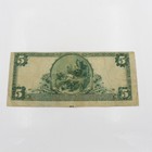 1902 $5 Commercial National Bank of Checotah OK United States Currency #C921-3 — photo 2