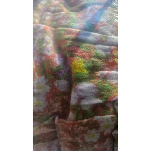 Femme tiered drawstring maxi skirt multicolor floral medium - Picture 4 of 4