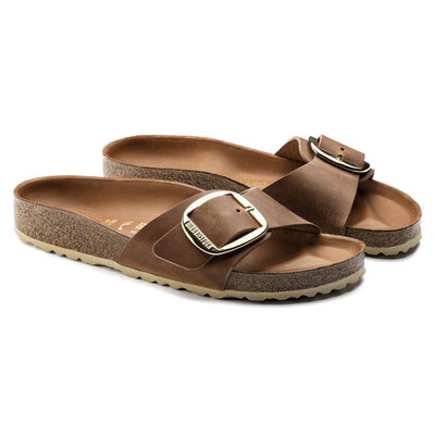 Birkenstock Madrid Big Buckle Cognac Gr. 38-41 schmale Weite 