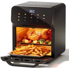 HOMSHADE 10QT Air Fryer Convection Oven, 10 Preset Cooking Modes, LED Digital Co
