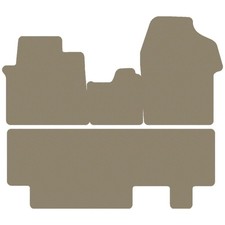 Basic Fußmatten, Automatten für Opel Zafira Life 2019-... 6Per Beige x14 Rand