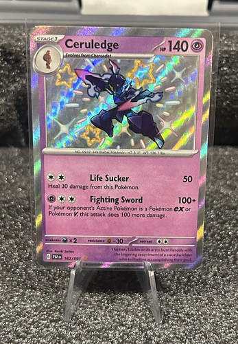 Ceruledge 162/091 SV: Paldean Fates Holo Rare English 140 HP