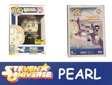 Funko Pop #88 Steven Universe Pearl Hot Topic Exclusivo (GITD) Brilla Caja Daños