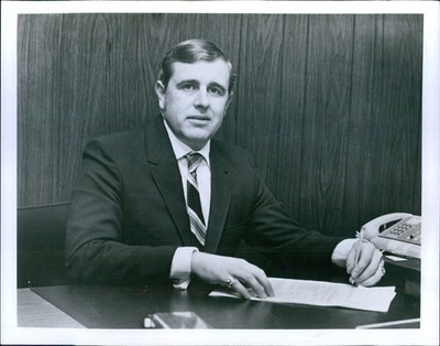 1969 Photo James Wright Webb Realty Handsome Young Man Business Office 8x10