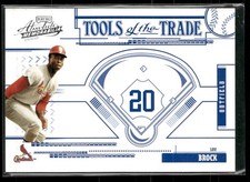 2005 Absolute Lou Brock Tools of the Trade Blue /150 St. Louis Cardinals