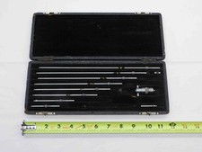 STARRETT SOLID ROD INSIDE MICROMETER 2" TO 12" RANGE MADE IN USA MIC INSPECTION