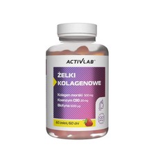 Activlab Kollagen-Gummibärchen – 60 Gummies mit Fischkollagen, Coenzym Q10