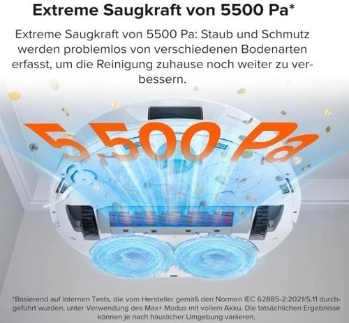 Roborock Q Revo Saugroboter mit Wischfunktion Absaugstation 5500 Pa Saugkraft - Bild 4 von 4