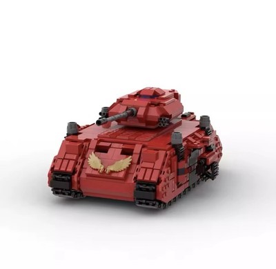 Warhammer 40K Blood Angels Predator Tank Brick Building Set 1001pcs Tank Model..