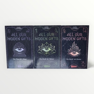All Our Hidden Gifts Trilogie Band 1-3 Caroline O'Donoghue Carlsen Fantasy Set