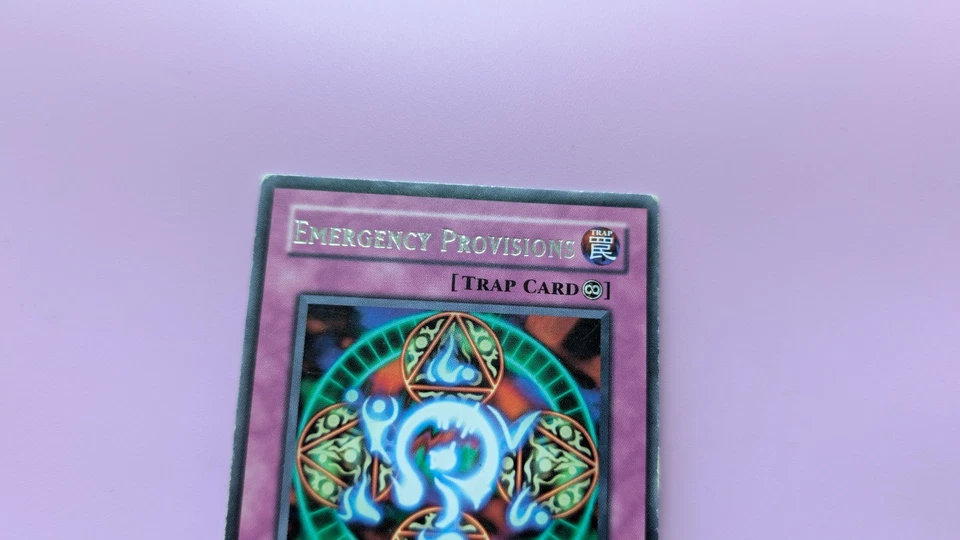 Yugioh Spellbinding Circle / Emergency Provisions MISPRINT (HP)	DB1-EN006		Rare - Image 4 of 4