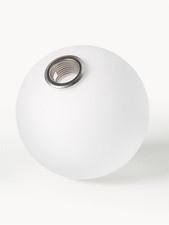 Frosted Glass Globe Shade 12cm G9 White Round Ball Lamp Shade Screw On