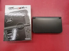 NEW NINTENDO 3DSLL RED-001 Black Used From Japan
