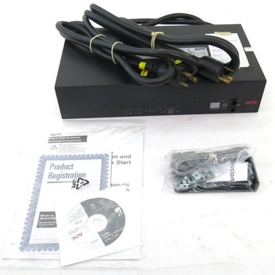 APC ATS AP7732 2U 208V 30A L6-30P In (16)C13, (2)C19 Out (Remote Monitoring)