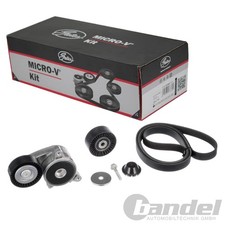 GATES Micro-V Kit KEILRIPPENRIEMEN-SATZ passend für DODGE CALIBER JEEP COMPASS