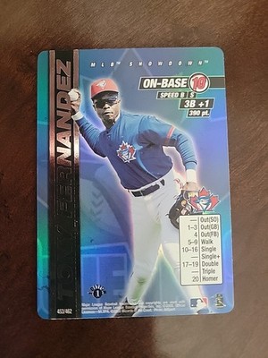Tony Fernandez 2000 MLB Showdown Hologram Holofoil Card #453 Blue Jays 