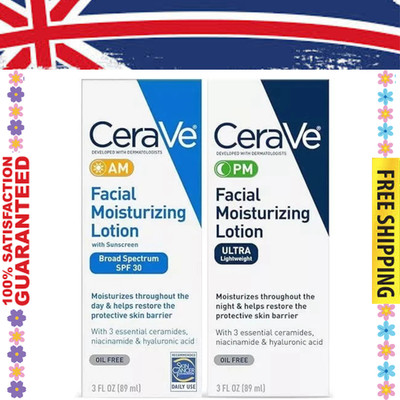 CeraVe Facial Moisturizing Lotion AM/PM mit 3 essentiellen Ceramiden 89ML