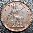 1926 George V Farthing — photo from another recent sale