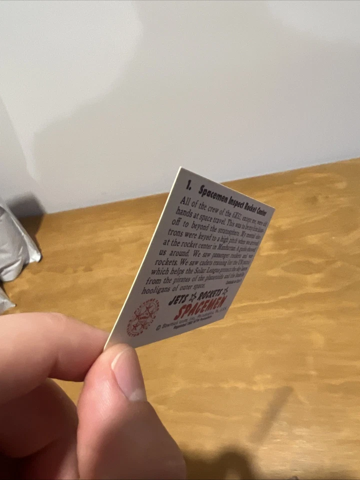 Jets Rockets Spacemen Picture Cards Bowman Gum Inc. 1985 Reprint - Plastic Case - Image 4 of 4