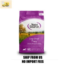 NutriSource Dog Food - Large Breed Puppy Chicken & Rice 26 lb 3.85 per pound