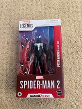 Spider-Man Marvel Legends Gamerverse Peter Parker Black Suit Symbiote 6' Figure