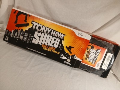 Nintendo Wii Tony Hawk Shred COMPLETE with Skateboard, Dongle, Box + Manual