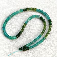Natural Multi Apatite 4-5mm Faceted Rondelle Shape Beads 13 Inch Madagascar