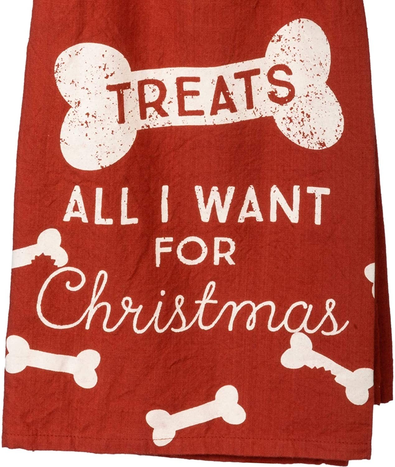 Primitives by Kathy Treats for Christmas Holiday Dish Towel