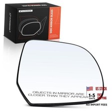 Right Passenger Side Non-Heated Mirror Glass with Backing Plate - Compatible