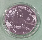 2014 "Year Of The Horse" - UK Proof-like 2£ Coin 1 Oz Fine Silver .999 Round