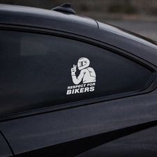Respect for Bikers Auto Aufkleber Motorrad St...