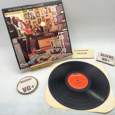 Pat Travers - Putting It Straight VG+/VG+ 1977 Columbia Pitman Ultrasonic