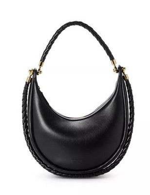 Bottega Veneta Hula Hoop $2950 Black Smooth Leather Shoulder Bag