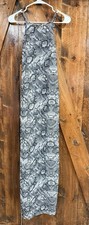 PrettyLittleThing snake print halter neck low back maxi dress US 6