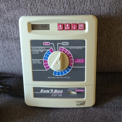 Rain Bird ESP-TM ZONE Digital Irrigation Controller AC Transformer Charger WORKS