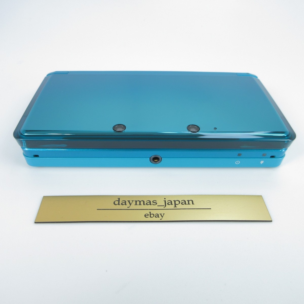 Nintendo 3DS 本体 デコレーション済み Excellent】Nintendo 3DS Aqua Blue Console Only Japanese Edition