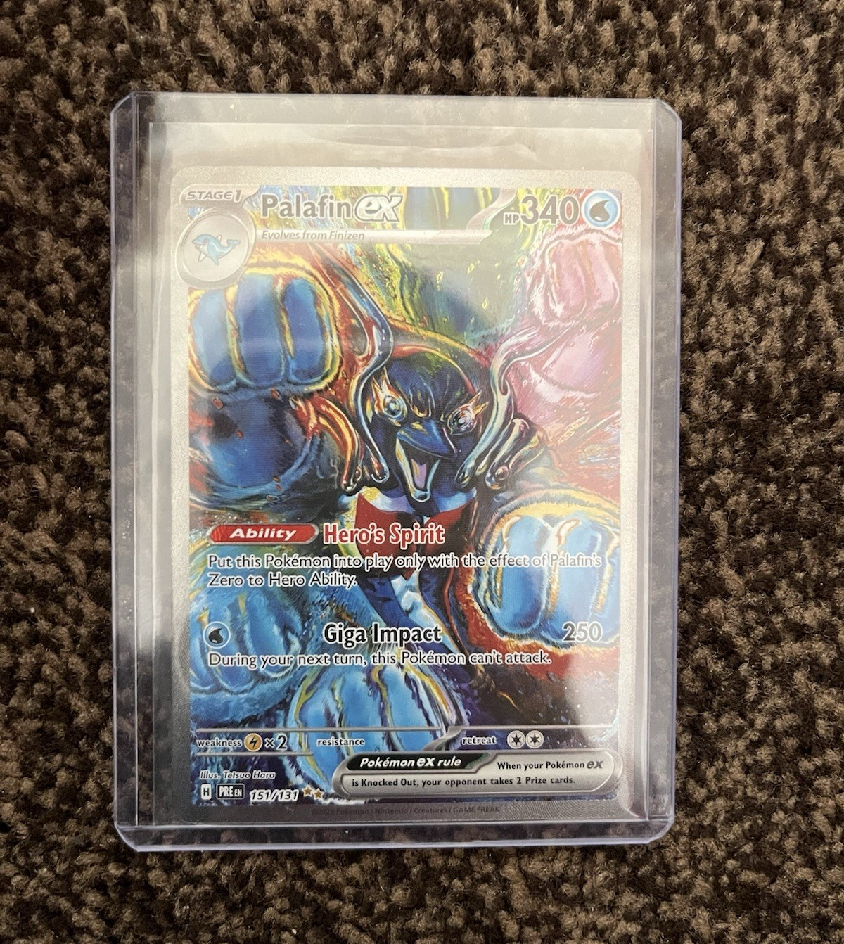 Pokemon TCG | Palafin ex 151/131 | Prismatic Evolutions SIR | Holo | English