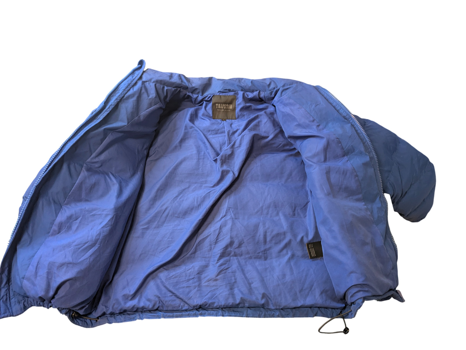 Trapstar Hyperdrive Puffer Jacket Blue/Orange Siz… - image 12