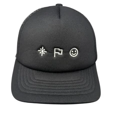 The Classics Yupoong Snapback Trucker Hat Black One Size The Classics Yupoong