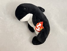 TY Beanie Baby Waves Orca 4084 1996 Retired