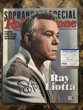 RAY LIOTTA SOPRANOS SIGNED LARGE 14 X 11 PHOTO AUTOGRAPH PSA/DNA