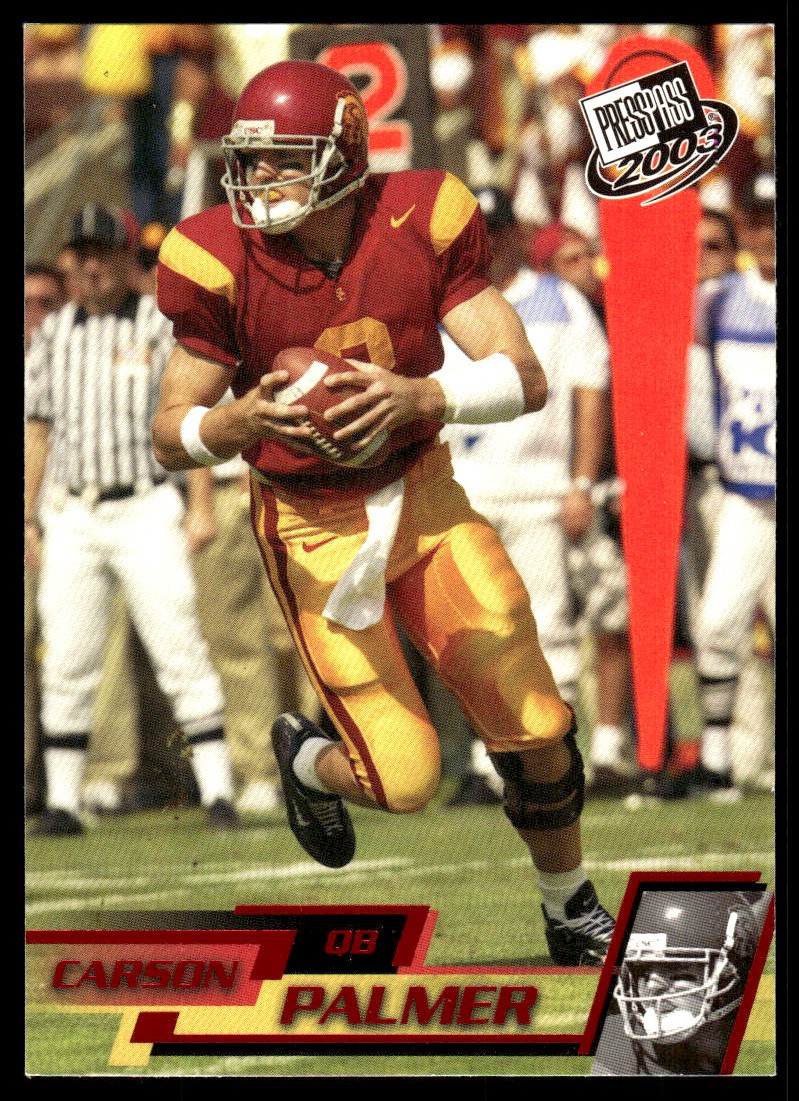 Carson Palmer Press Pass #G8 Base