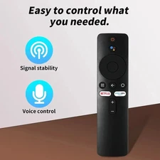 Box Bluetooth Voice Remote Control with Google Assistant for Smart TV Android 4X